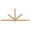 Ekena Millwork Kennewick Timber Gable Bracket, Western Red Cedar, 96"W x 40"H x 3 1/2"D x 3 1/2"F, 10/12 Pitch GBW096X40X0404KEN00SWR - alternate 1